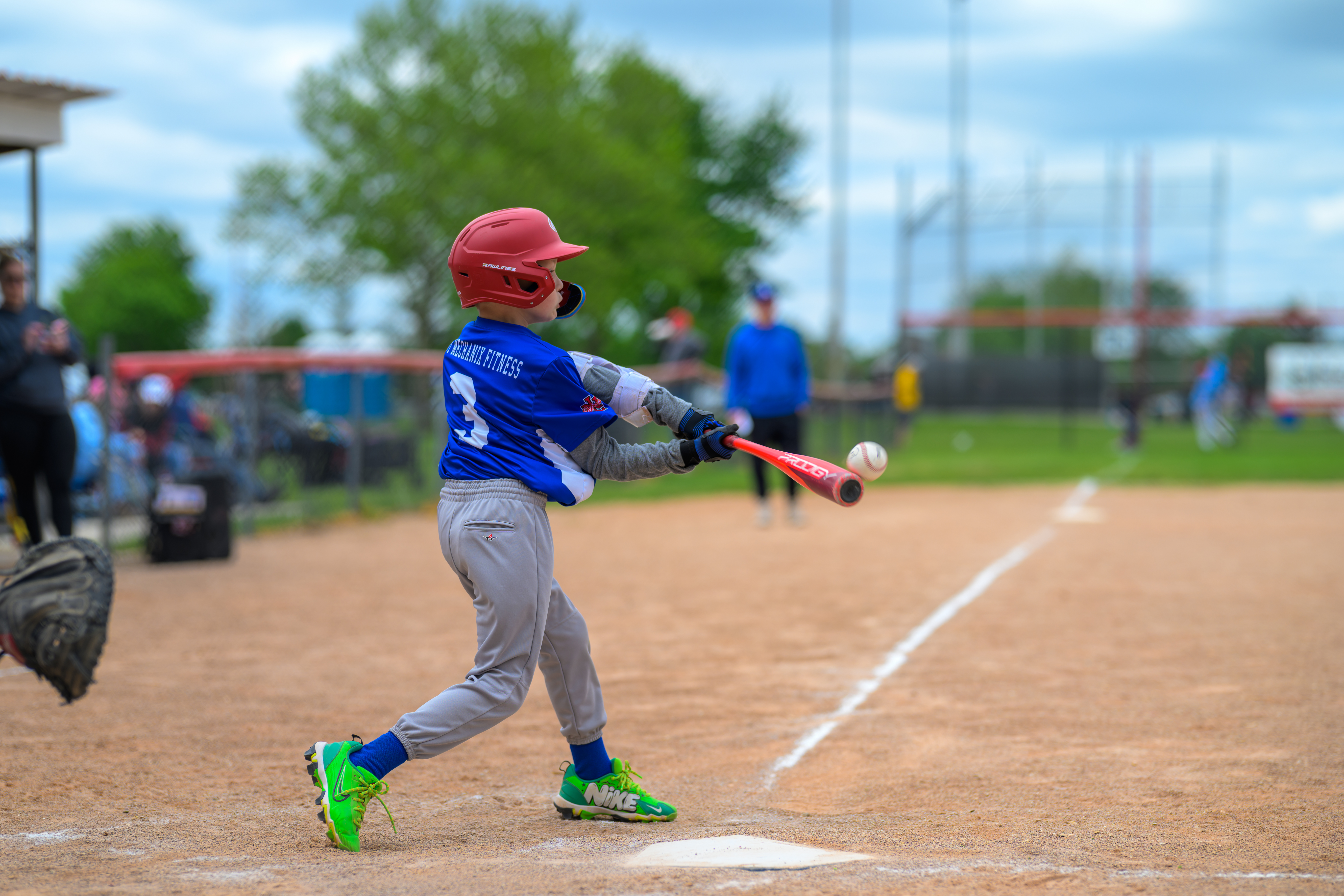 Youth baseball action photography by Shared Horizons Photo